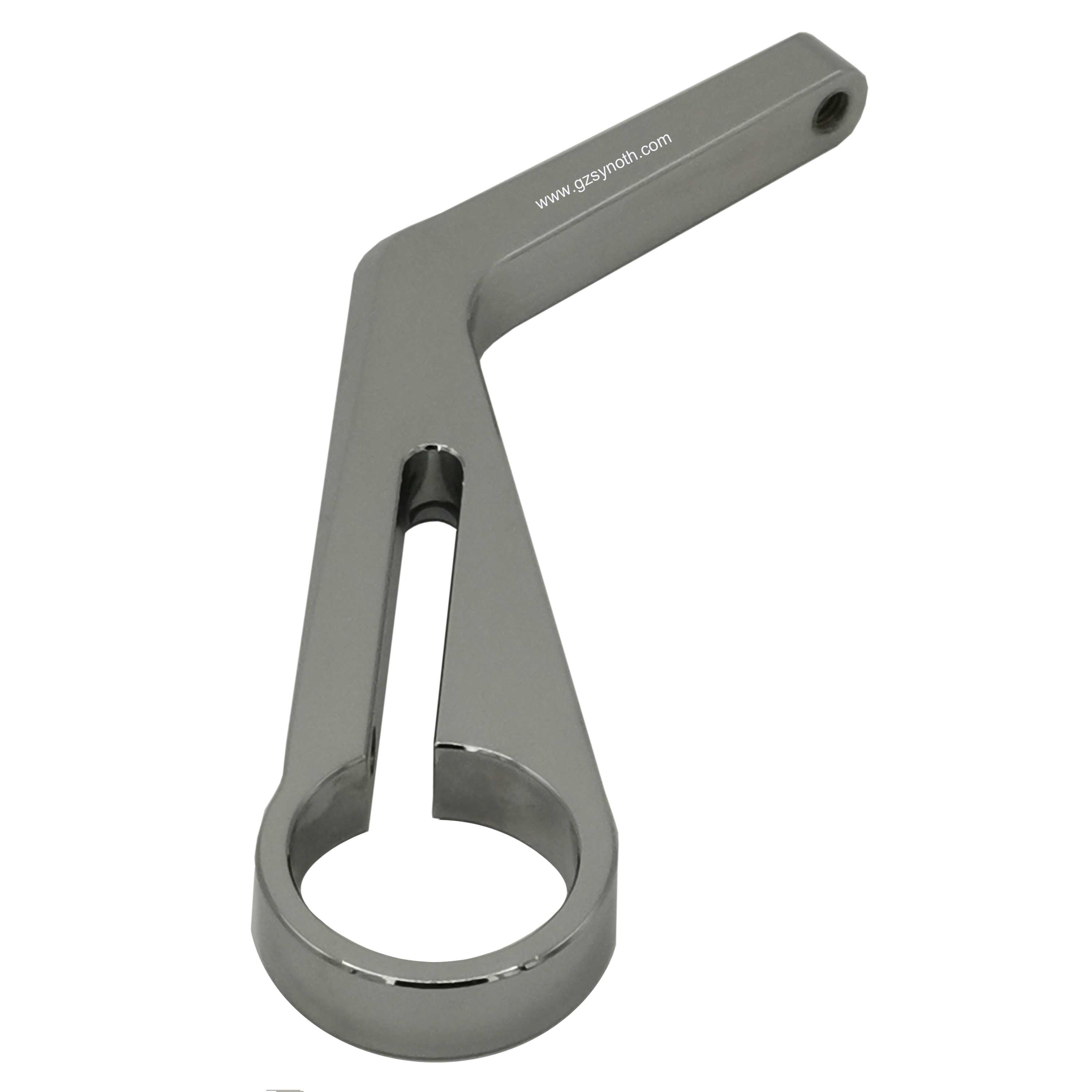 数控铣削铝合金黑色硬质阳极氧化处理零件