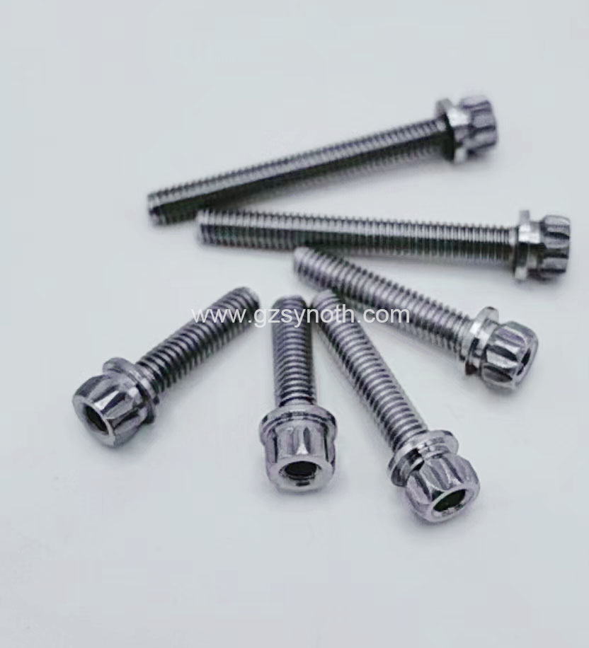 批发SS304 316沉头平扣奶酪扭矩头内六角机螺钉自攻螺钉